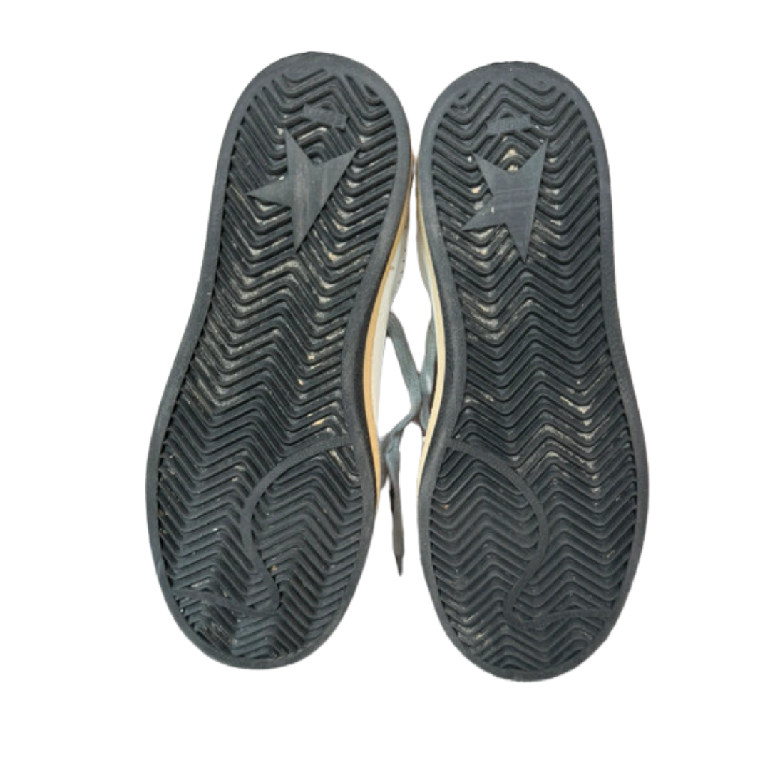 Golden Goose Ballstar Sneakers (Black Heel) Womens)