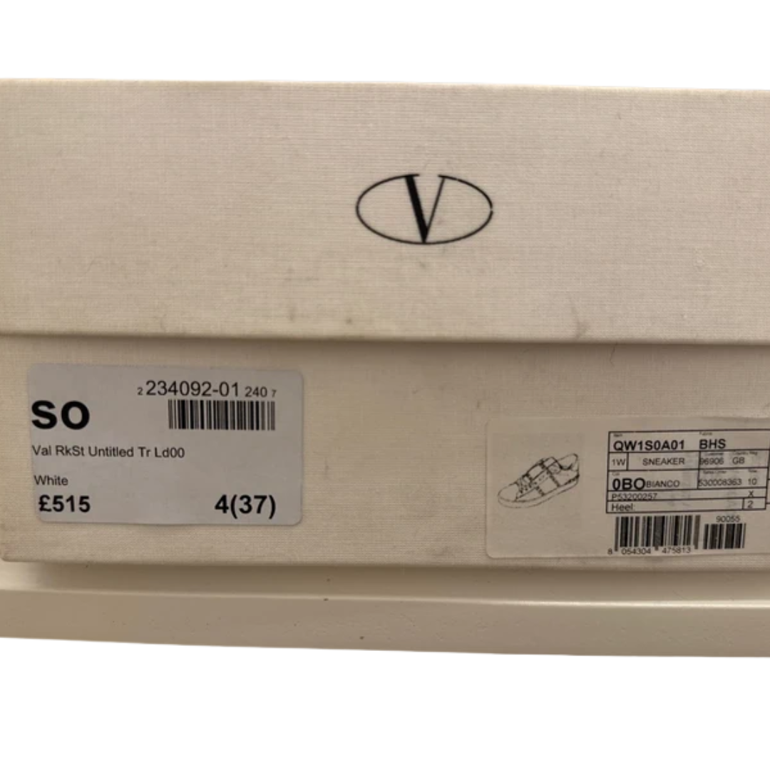 Valentino Garavani Open Rockstud Sneakers (White) (Womens)