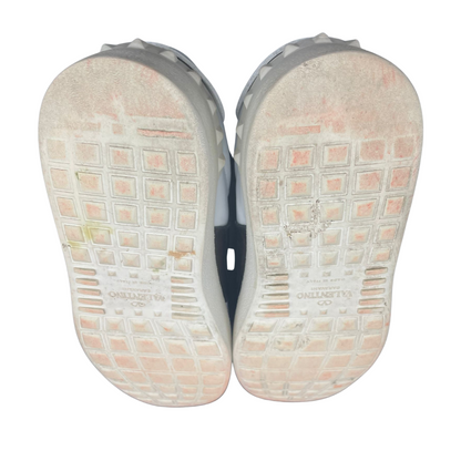 Valentino Garavani Open Sneakers (White Bronze) (Womens)