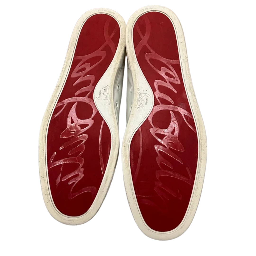 Christian Louboutin Louis Junior Spike Sneakers (White)