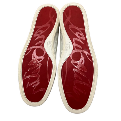 Christian Louboutin Louis Junior Spike Sneakers (White)