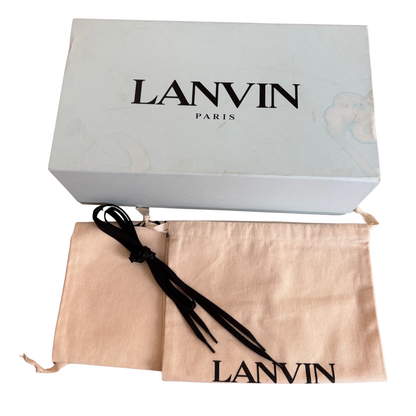 Lanvin Cap Toe Sneakers (Black)
