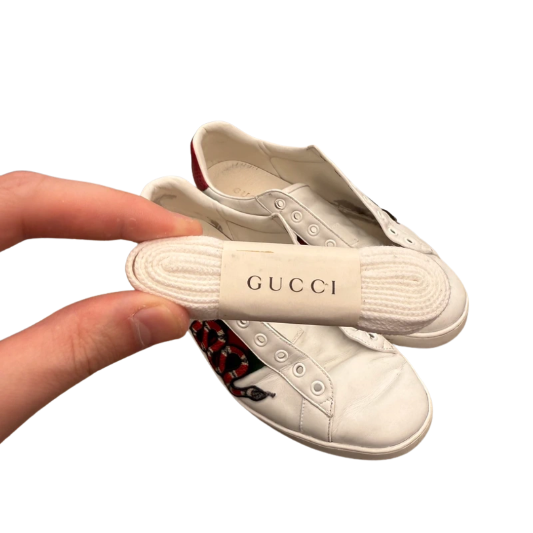 Gucci Ace Sneakers (White)