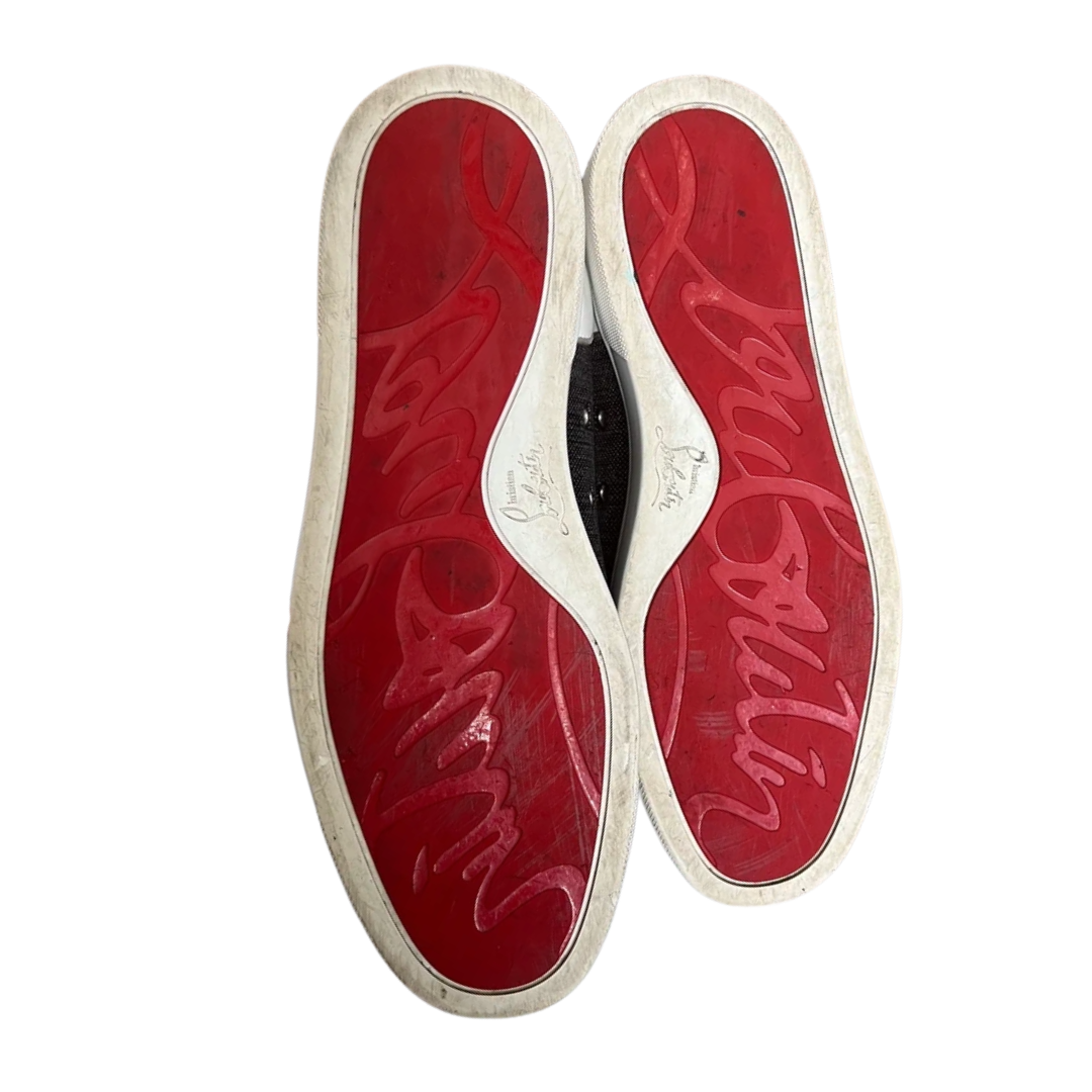 Christian Louboutin Louis Junior Spike Sneakers (Black)