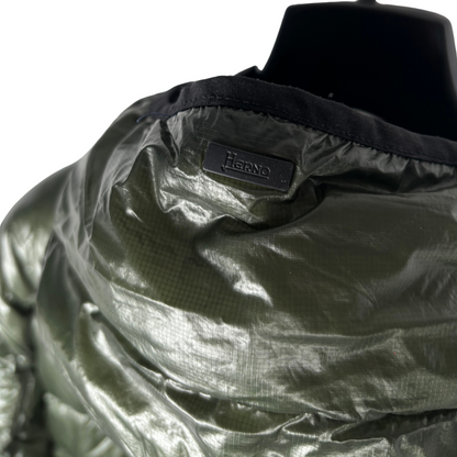 Herno Glossy Down Jacket (Dark Green)