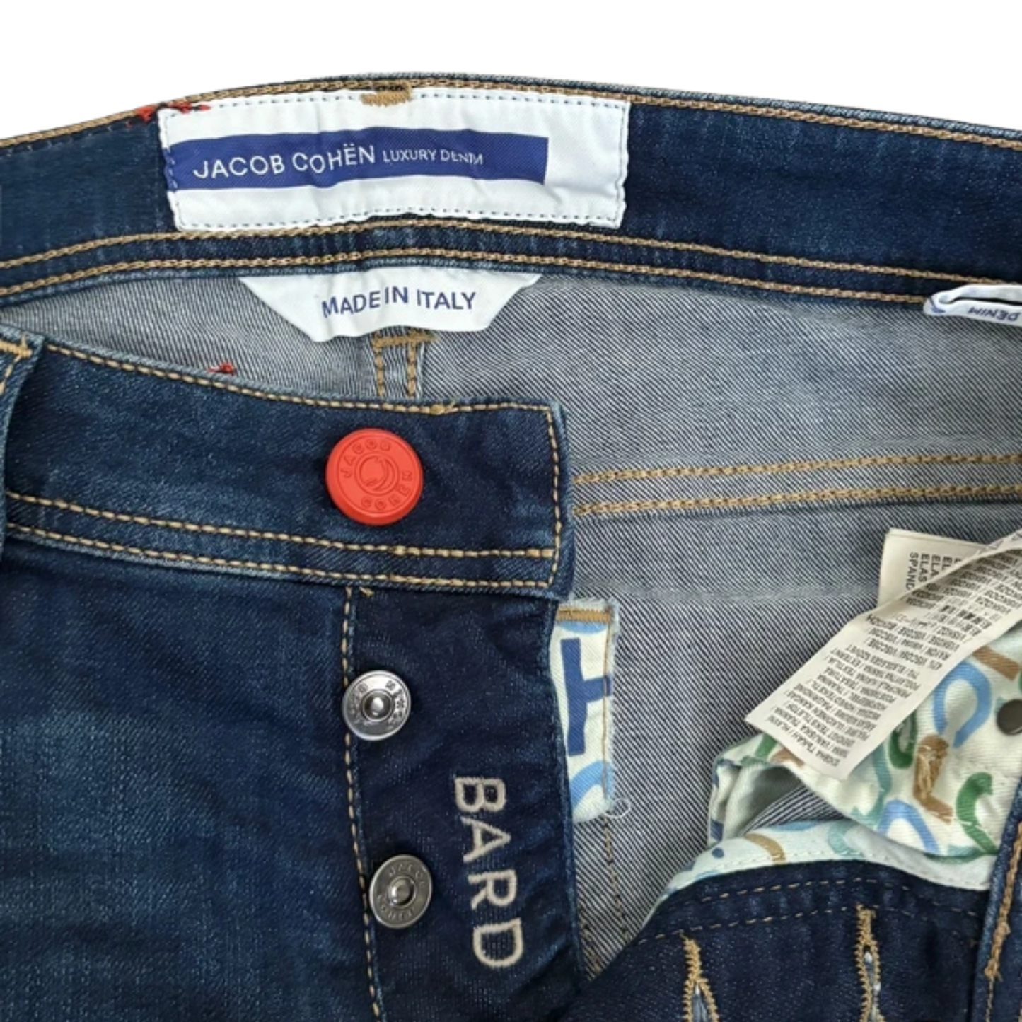Jacob Cohën Bard Slim Fit Jeans (Navy) (New)