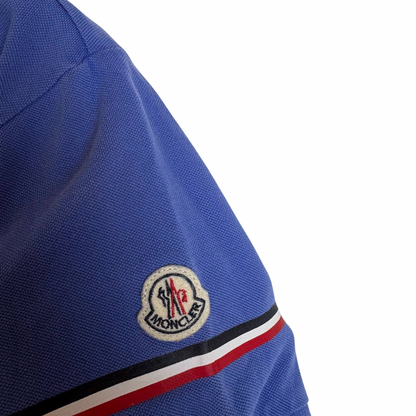Moncler Maglia Polo Shirt (Blue)