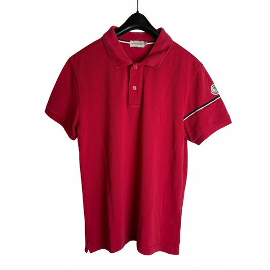 Moncler Maglia Polo Shirt (Red)