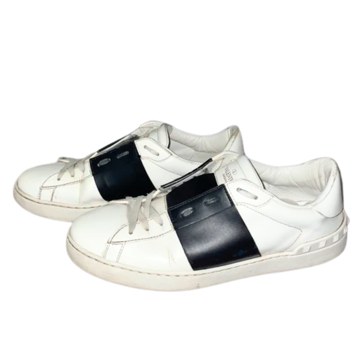 Valentino Garavani Open Sneakers (White Black)