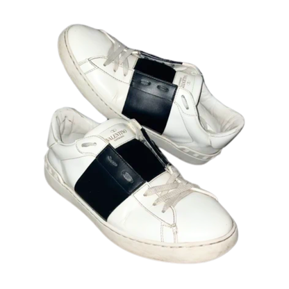 Valentino Garavani Open Sneakers (White Black)