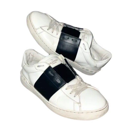 Valentino Garavani Open Sneakers (White Black)