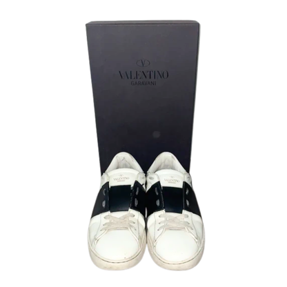 Valentino Garavani Open Sneakers (White Black)