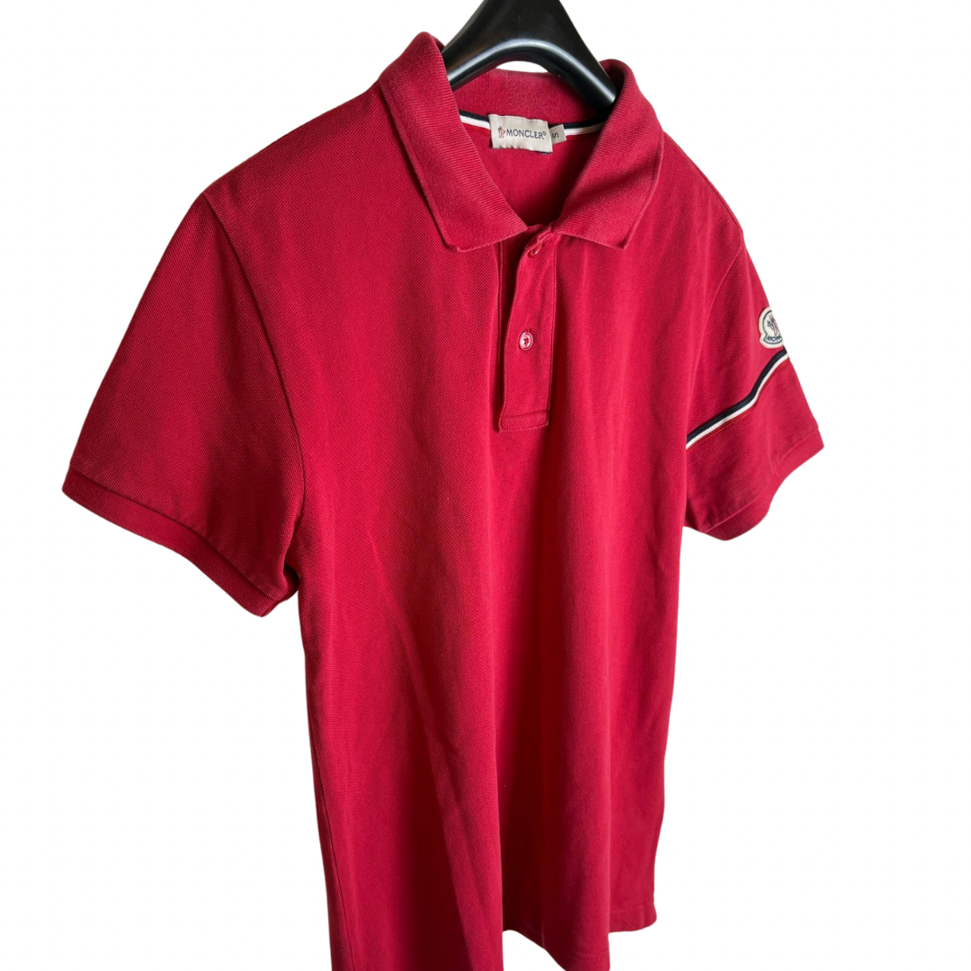 Moncler Maglia Polo Shirt (Red)
