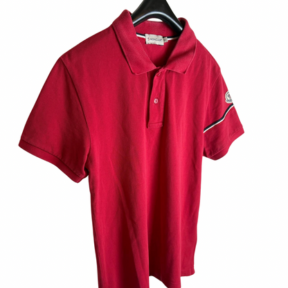 Moncler Maglia Polo Shirt (Red)