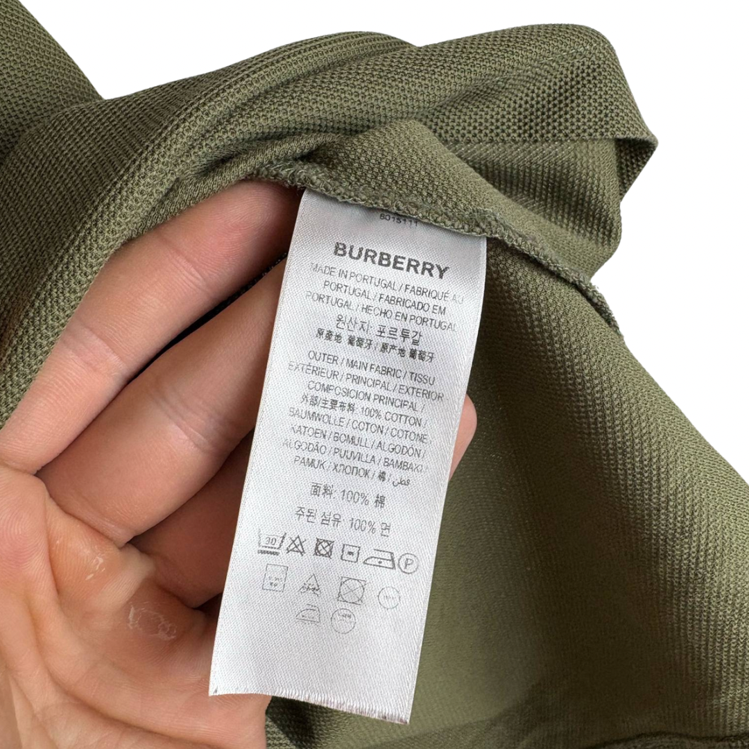 Burberry Polo Shirt (Dark Green)