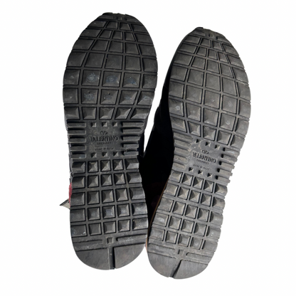 Valentino Garavani Rockrunner Sneakers (Black & Grey)