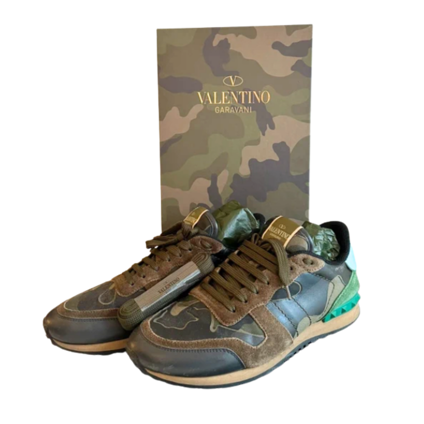 Valentino Garavani Rockrunner (Khaki & Green)