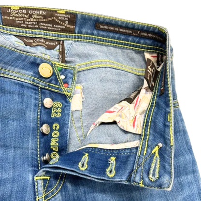 Jacob Cohën 622 Slim fit Jeans (Blue)