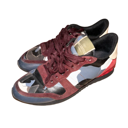 Valentino Garavani Rockrunner Sneakers (Red)
