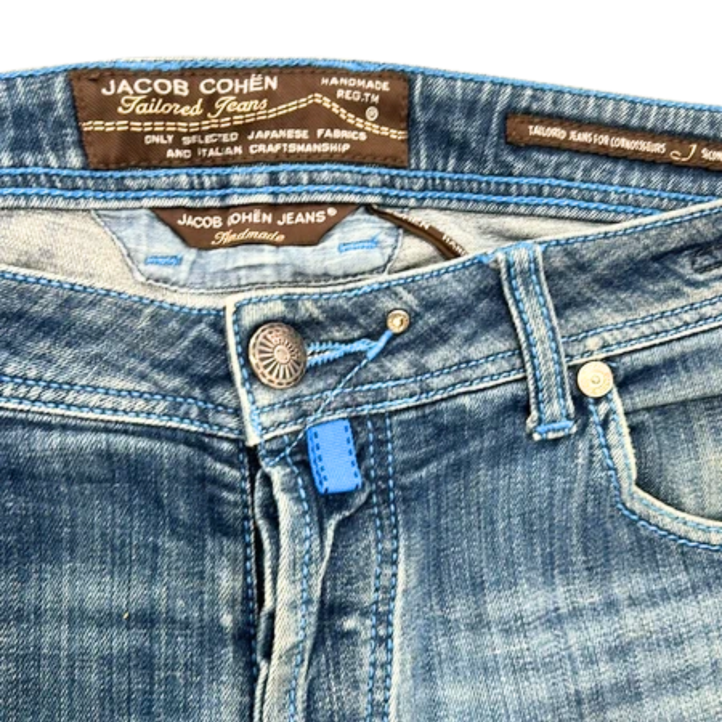 Jacob Cohën 622 Slim Fit Jeans (Navy Blue)