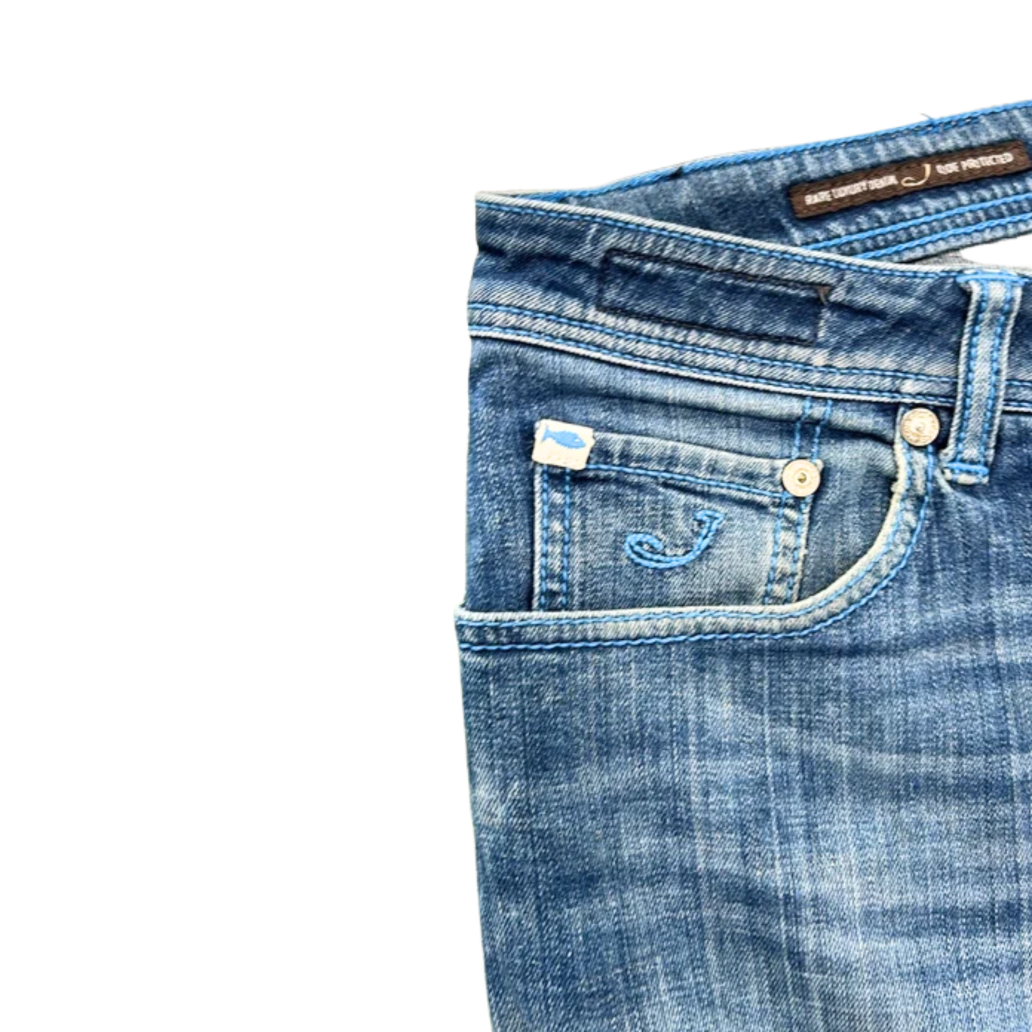 Jacob Cohën 622 Slim Fit Jeans (Navy Blue)