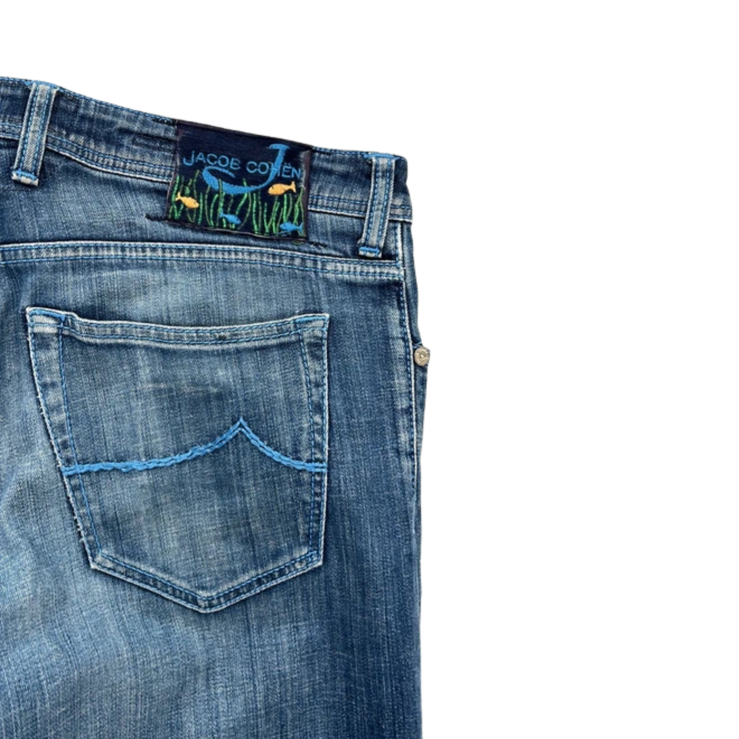 Jacob Cohën 622 Slim Fit Jeans (Navy Blue)