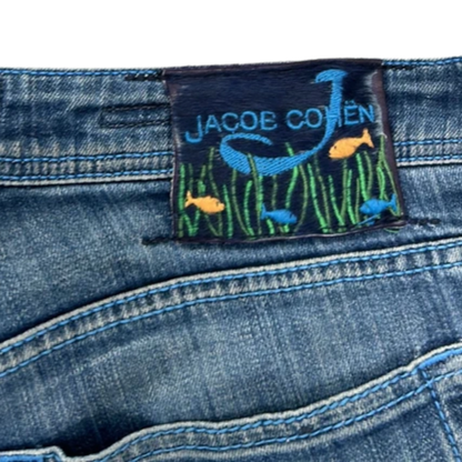 Jacob Cohën 622 Slim Fit Jeans (Navy Blue)