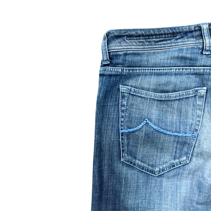 Jacob Cohën 622 Slim Fit Jeans (Navy Blue)