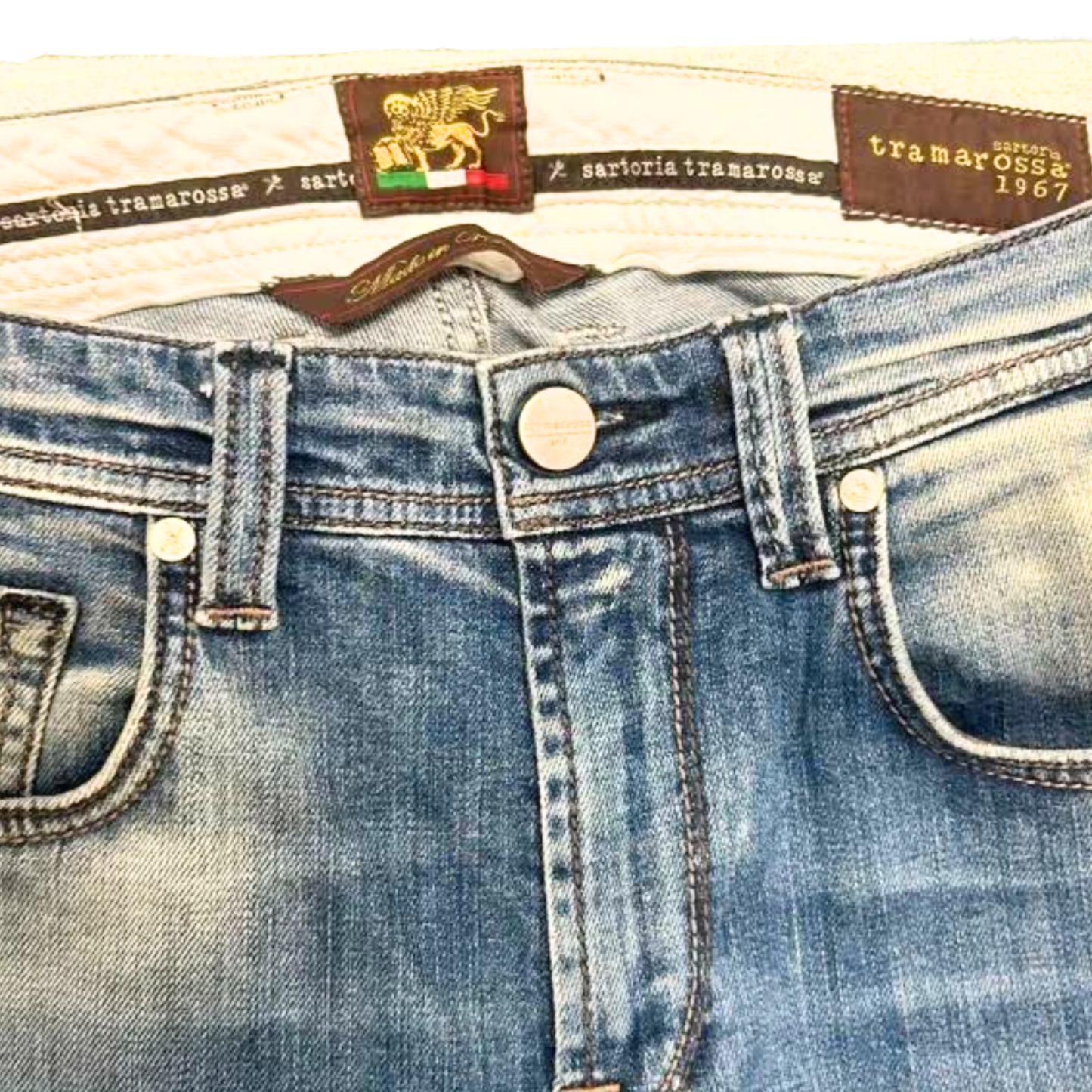 Tramarossa Michelangelo Slim-fit Jeans (Blue)