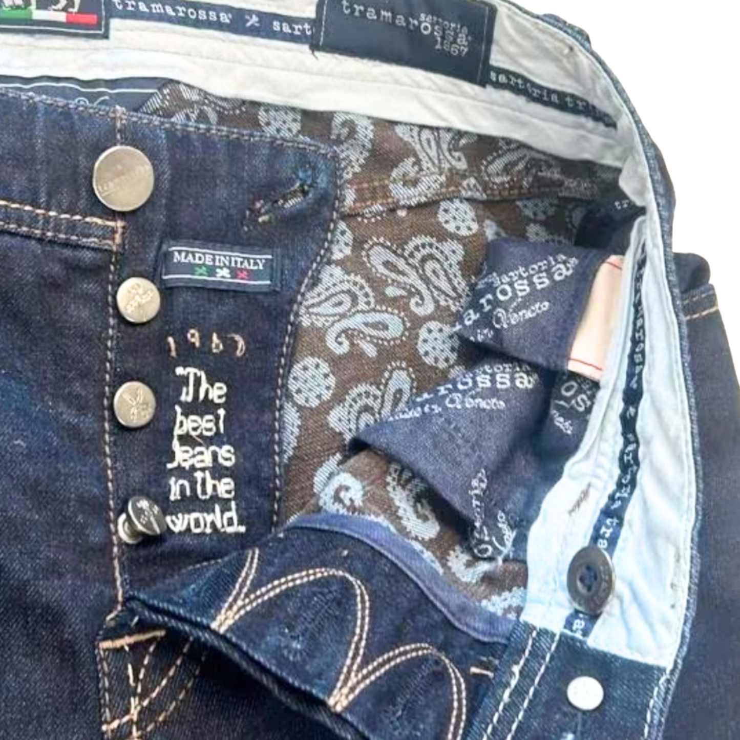 Tramarossa Leonardo Slim-fit Jeans (Navy)