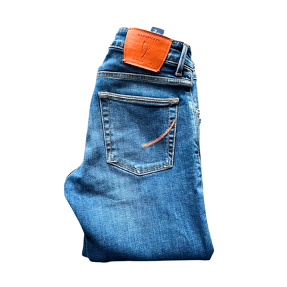 Handpicked Orvieto Slim Fit Jeans (Navy)