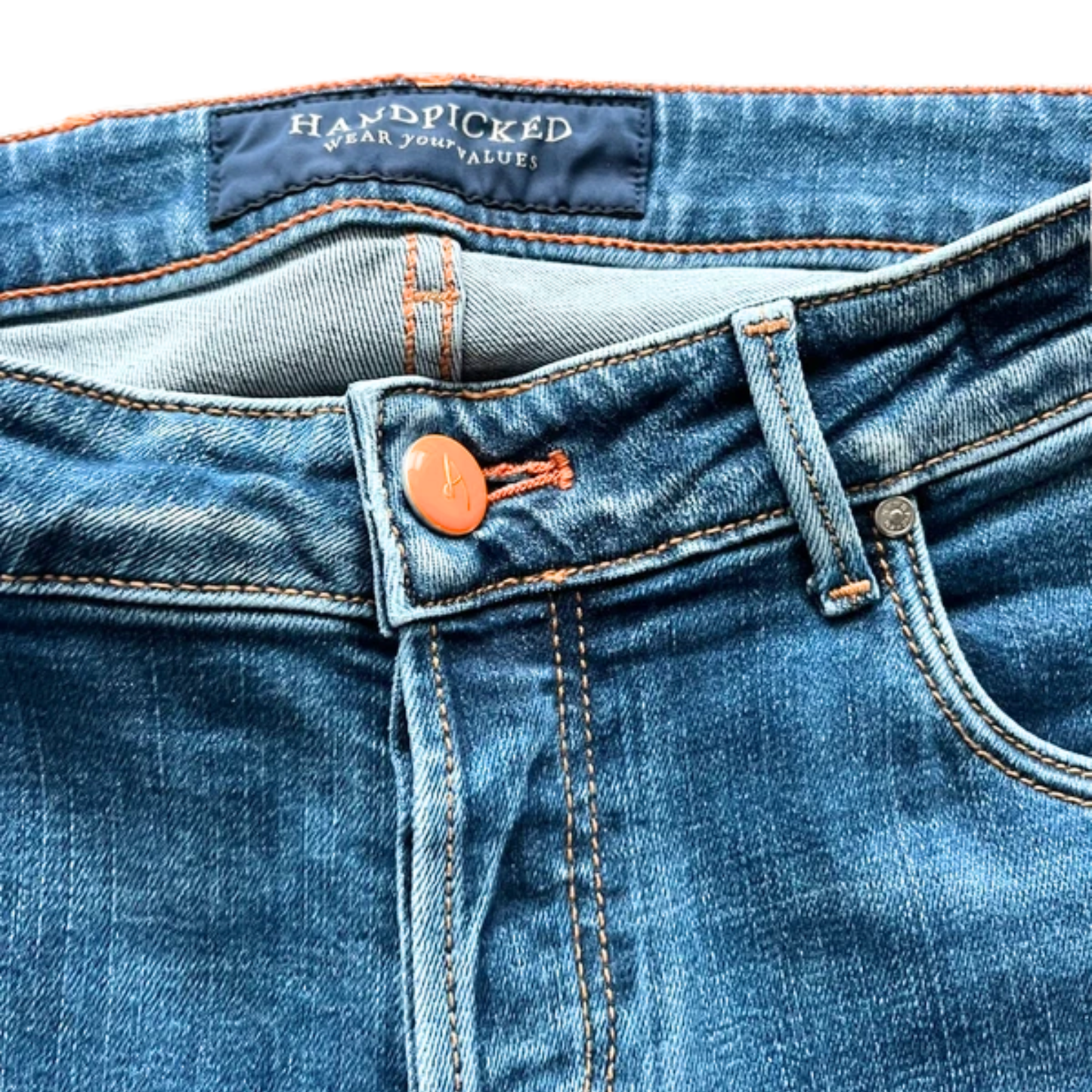 Handpicked Orvieto Slim Fit Jeans (Navy)