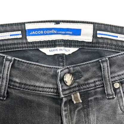 Jacob Cohën Nick Slim Fit Jeans (Black)