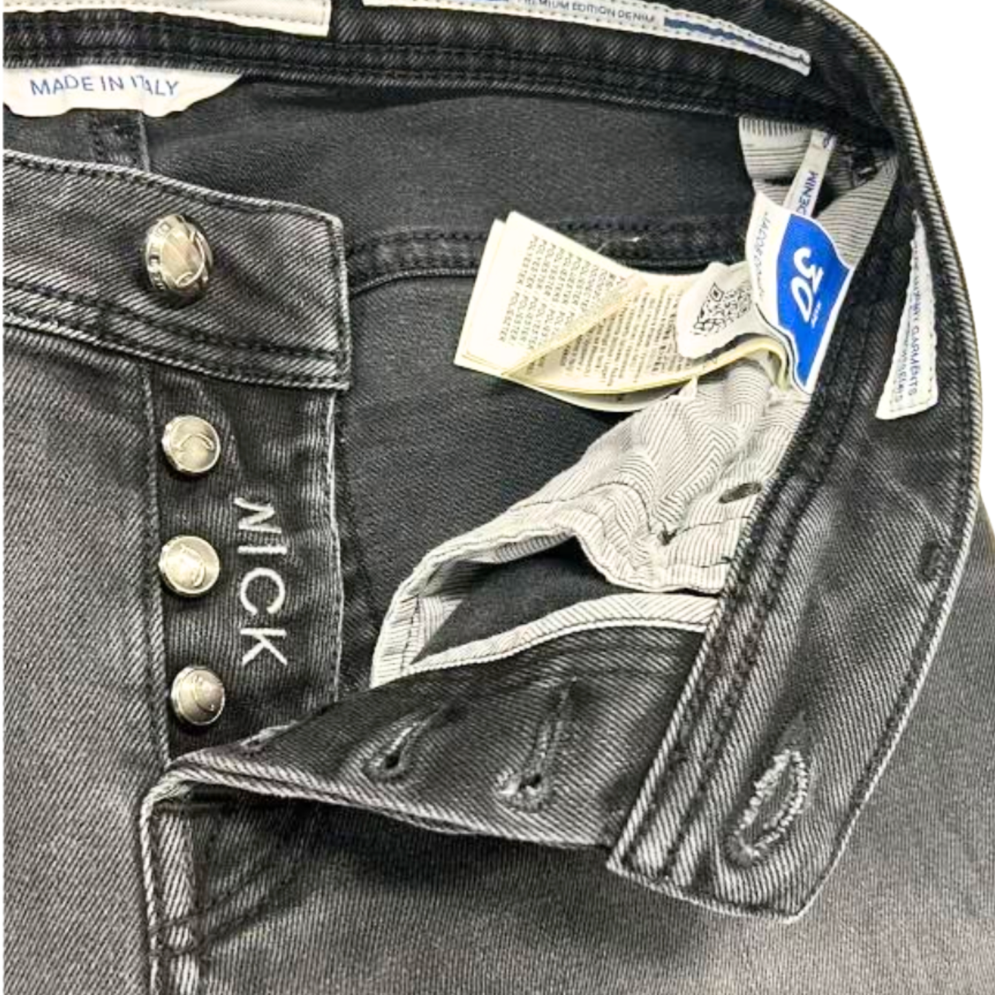 Jacob Cohën Nick Slim Fit Jeans (Black)