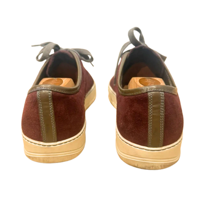 Lanvin Cap Toe Sneakers (Burgundy)