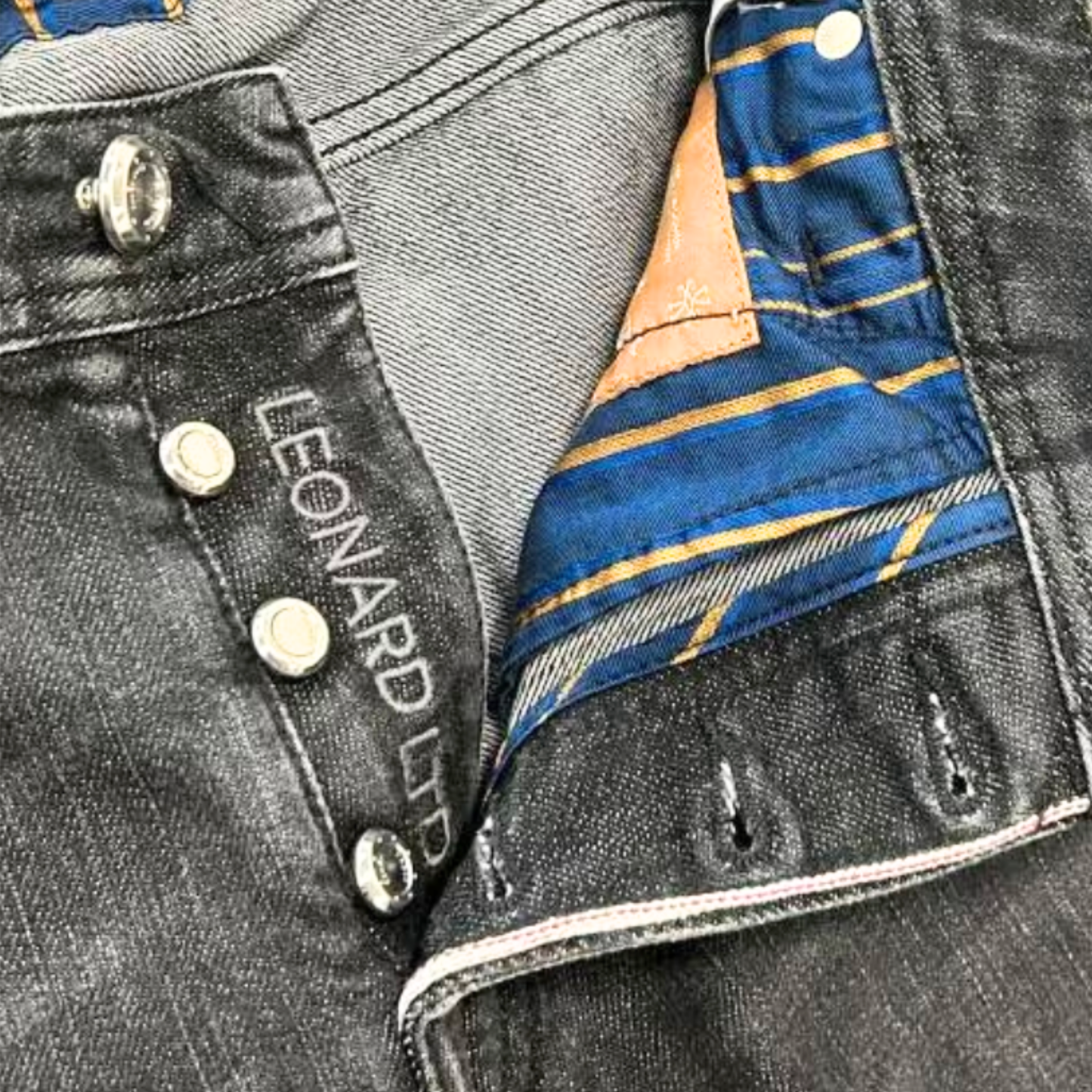 Jacob Cohën Leonard LIMITED EDITION Slim Fit Jeans (Black)