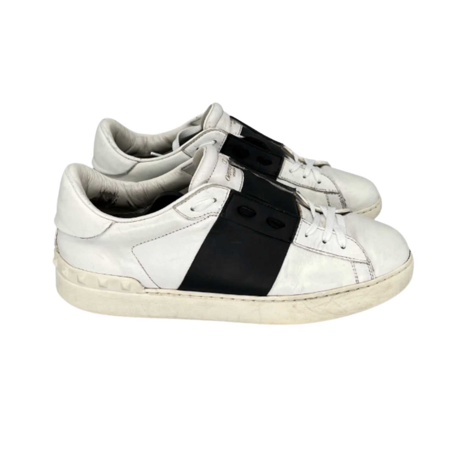 Valentino Garavani Open Sneakers (White Black)