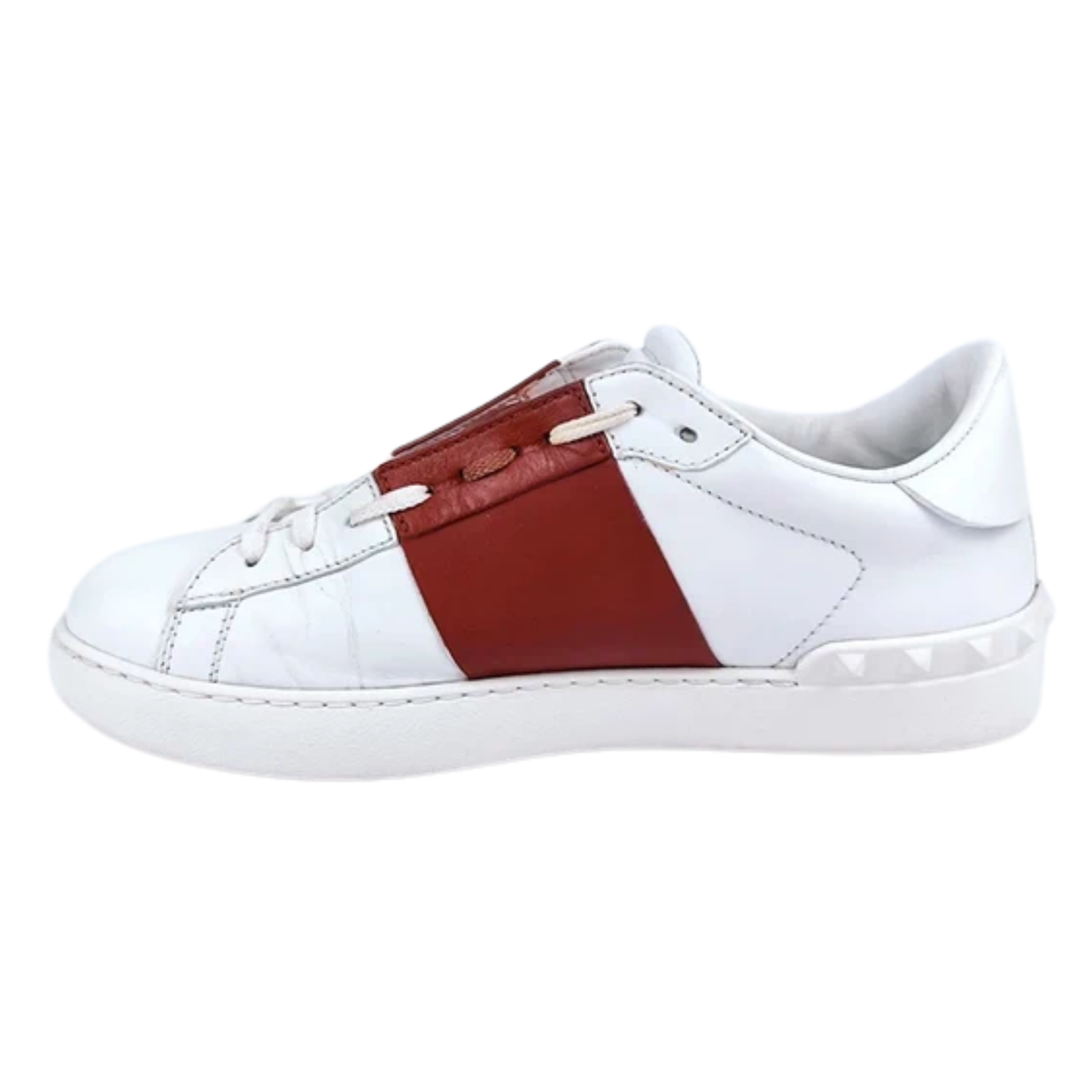 Valentino Garavani Open Sneakers (White Red)