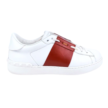 Valentino Garavani Open Sneakers (White Red)