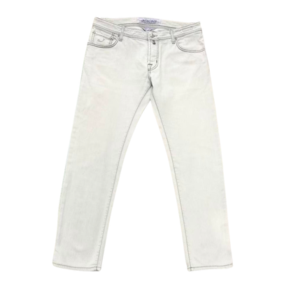 Jacob Cohën 622 Slim Fit Jeans (White)