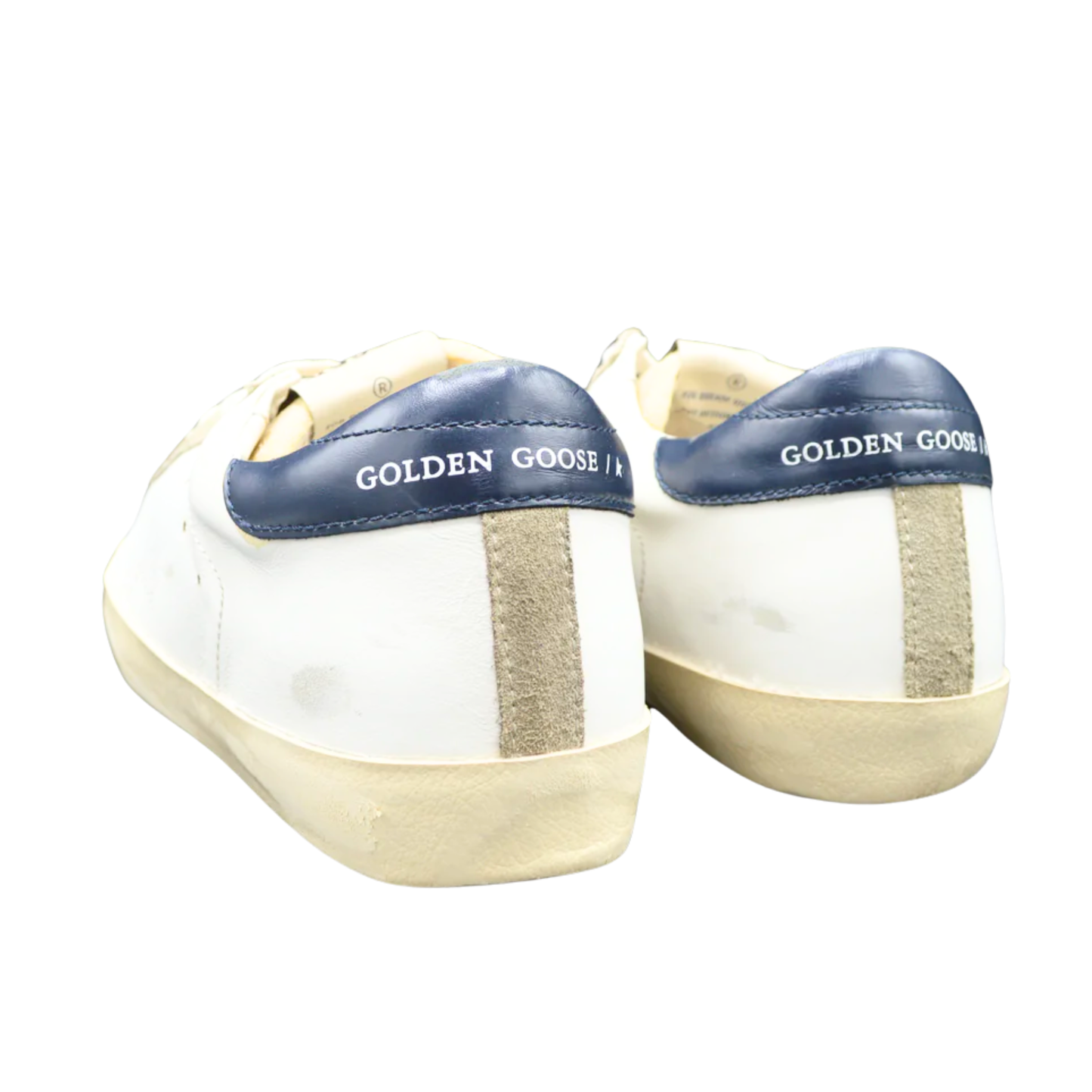 Golden Goose Superstar Sneakers (Navy) (Womens)