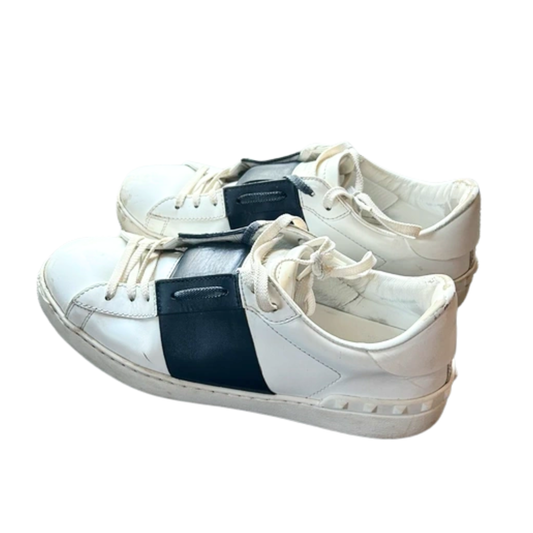 Valentino Garavani Open Sneakers (White Navy)