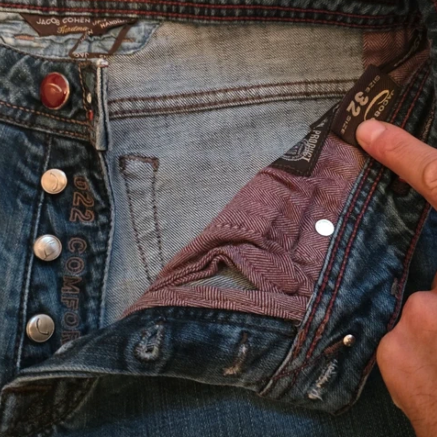 Jacob Cohën 622 Slim Fit Jeans (Blue)