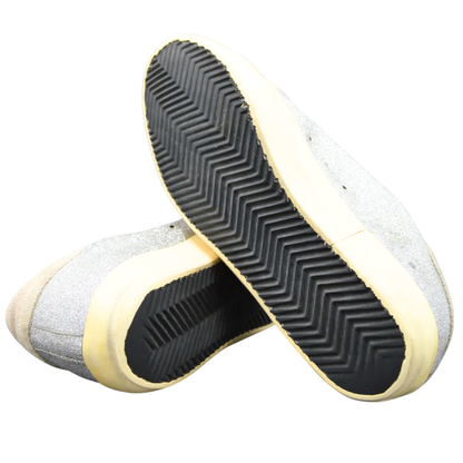 Golden Goose Superstar Sneakers (Silver) (Womens)