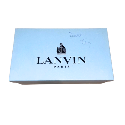 Lanvin Nappa Cap Toe Sneakers (Black)