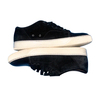 Lanvin Nappa Cap Toe Sneakers (Black)