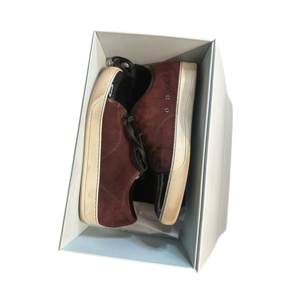 Lanvin Cap Toe Sneakers (Burgundy)