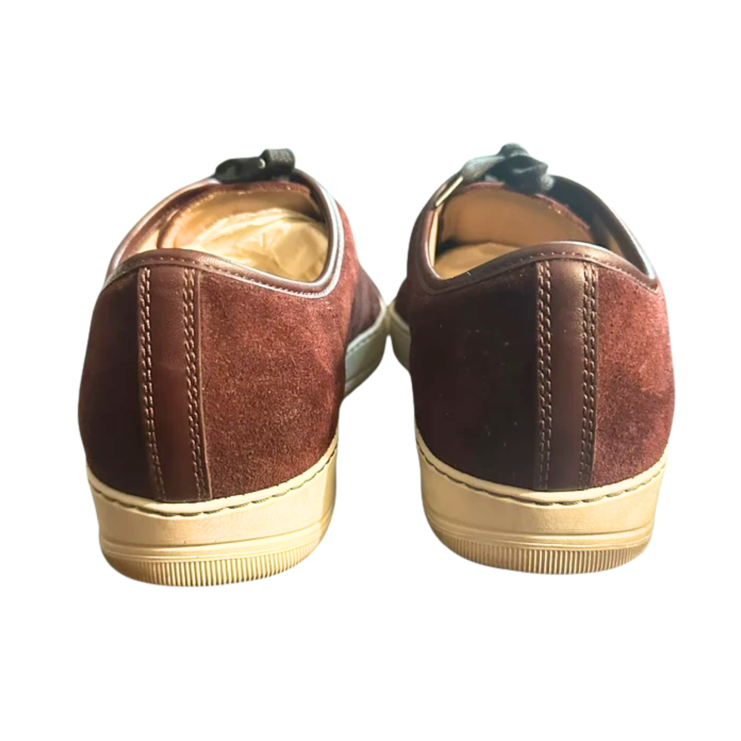 Lanvin Cap Toe Sneakers (Burgundy)