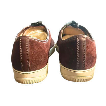 Lanvin Cap Toe Sneakers (Burgundy)