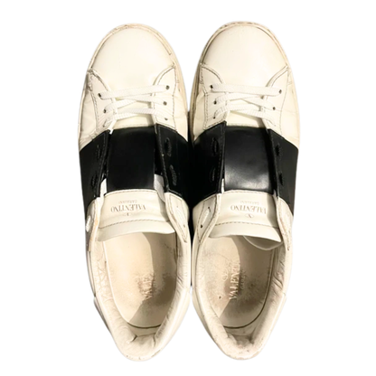 Valentino Garavani Open Sneakers (White Black)